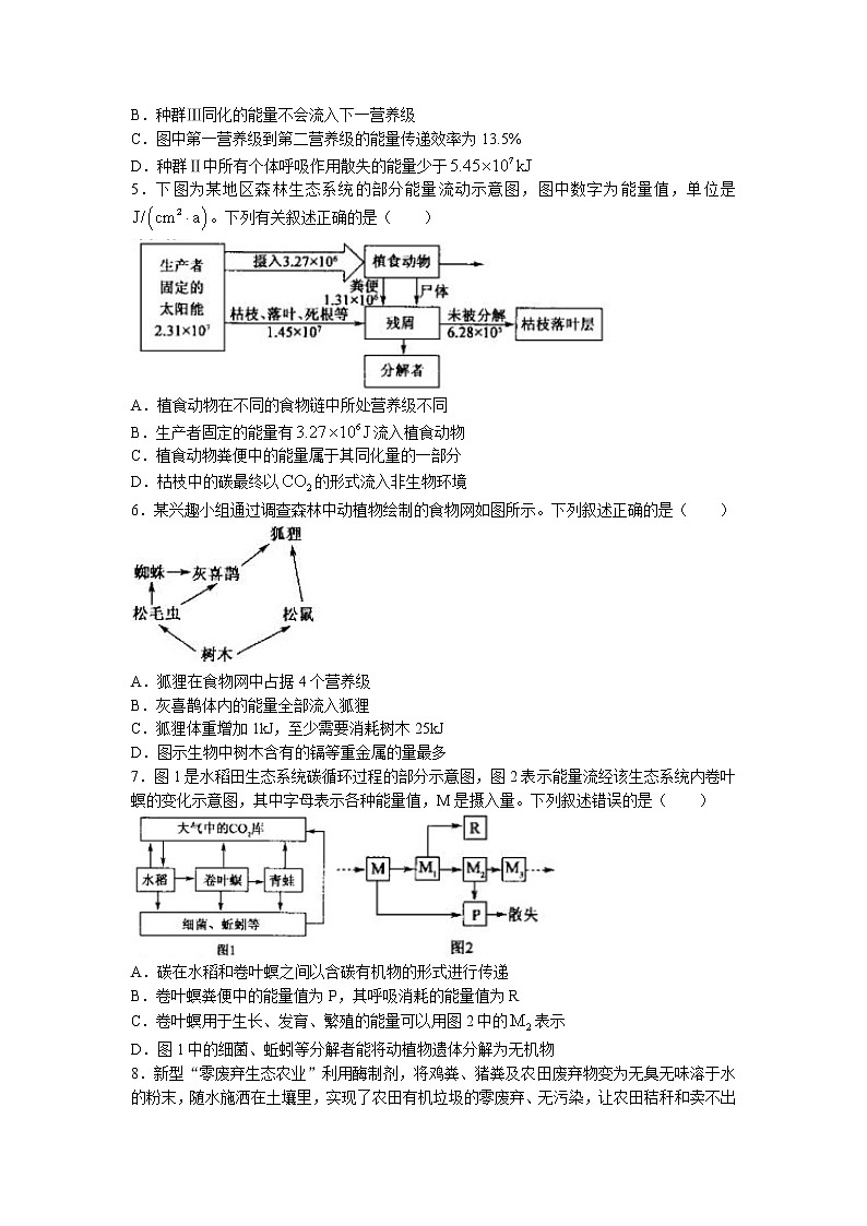 山西省运城市教育发展联盟2022-2023学年高二生物下学期3月调研试卷（Word版附答案）02