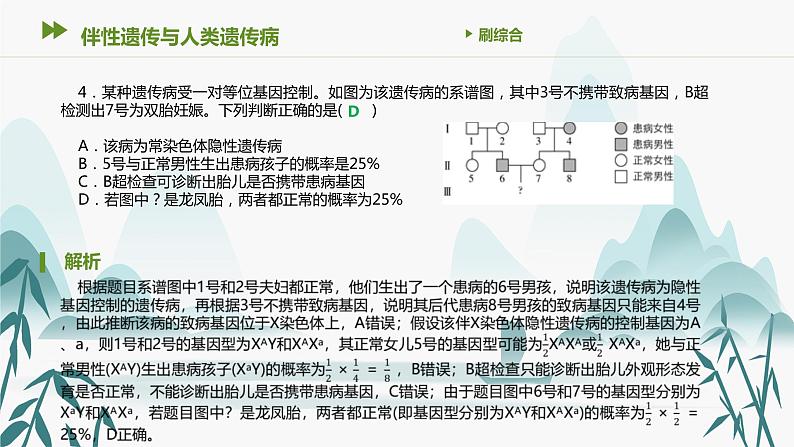 第5章 基因突变及其他变异 伴性遗传与人类遗传病课件PPT第5页