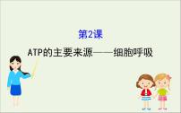 高中生物高考2020届高考生物一轮复习3 2ATP的主要来源__细胞呼吸课件 63