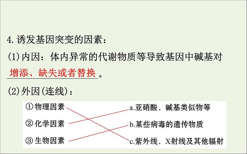 高中生物高考2020届高考生物一轮复习7 1基因突变和基因重组课件 79第7页