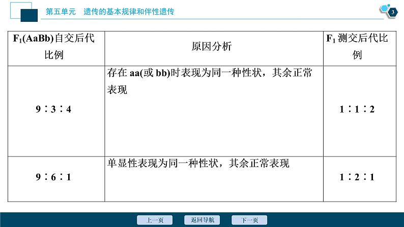 高中生物高考3　第五单元　加强提升课(4)　基因自由组合定律的拓展题型突破课件PPT第4页