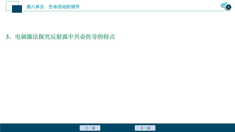 高中生物高考3　第八单元　加强提升课(6)　反射弧中兴奋传导特点的实验探究课件PPT03