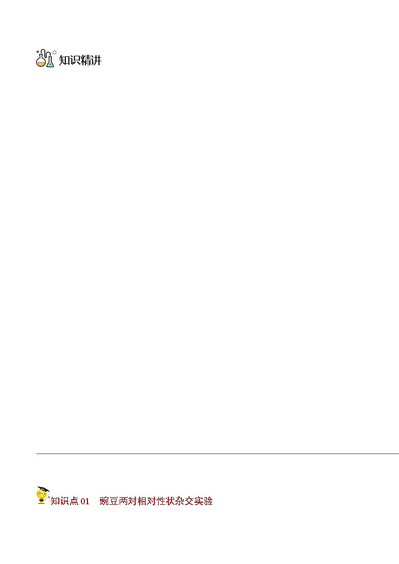 1.2 孟德尔的豌豆杂交实验（二）（第1课时）（教师版）-高一生物同步精品讲义（人教2019必修2）第3页