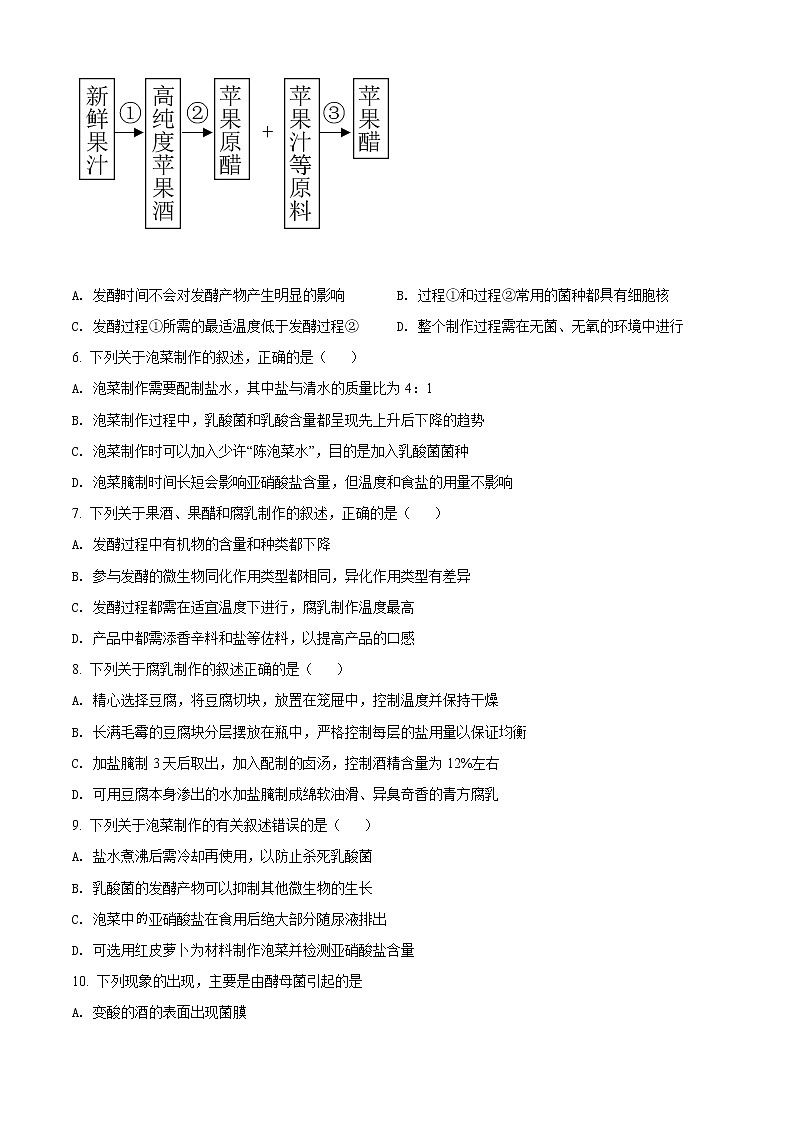 2022成都七中高二下学期期中生物试题含解析02