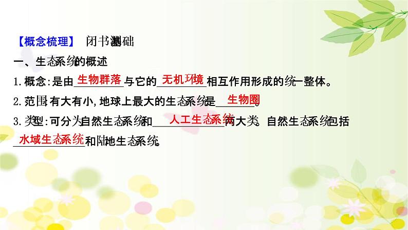 高中生物高考2022届新教材一轮复习人教版 第九单元 第3课 生态系统的结构 课件第4页