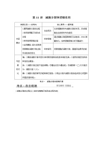 高中生物高考第11讲　减数分裂和受精作用