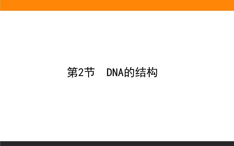 3.第2节　DNA的结构课件PPT第1页