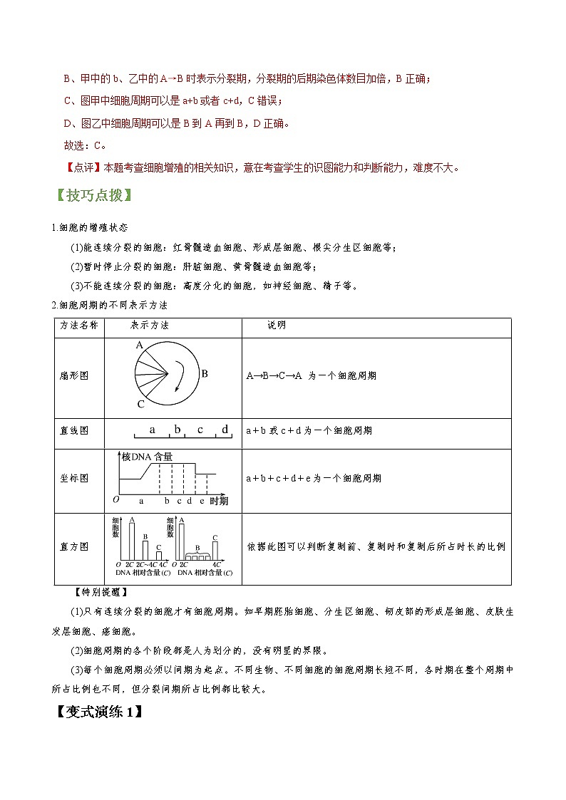 高考生物一轮复习【讲通练透】 专题12 细胞的增殖03