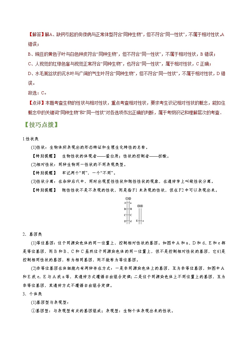 高考生物一轮复习【讲通练透】 专题15 孟德尔豌豆杂交实验一03