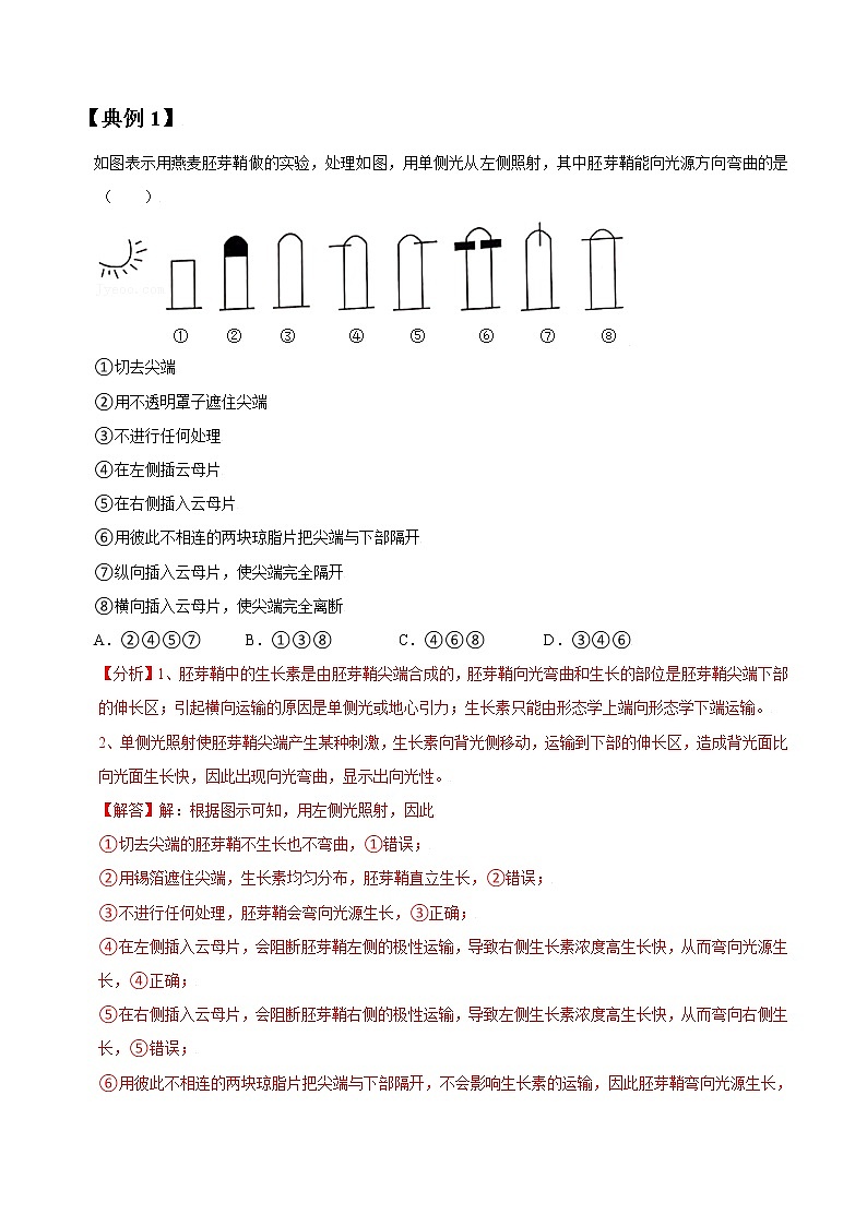 专题29 植物的激素调节（教师版）第2页