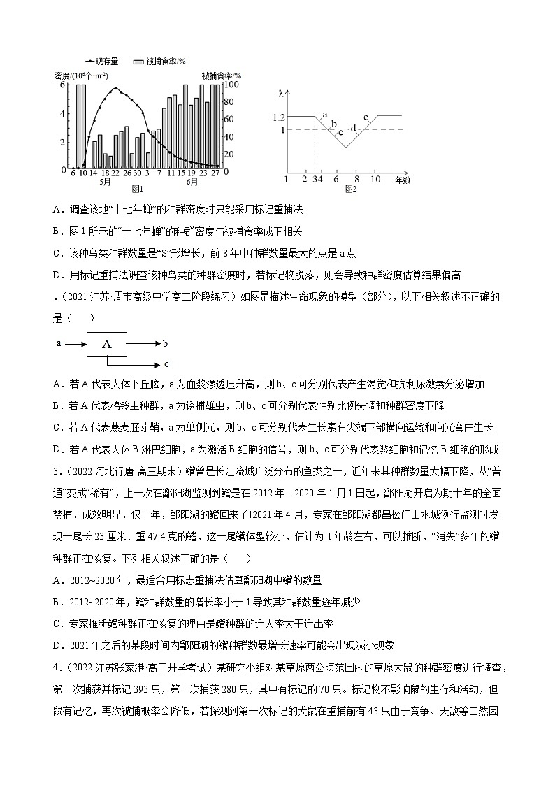 高考生物二轮复习【讲通练透】 专题13 +种群与群落 (1)02