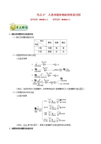 高中生物高考考点27 人类对遗传物质的探索过程-备战2022年高考生物考点一遍过