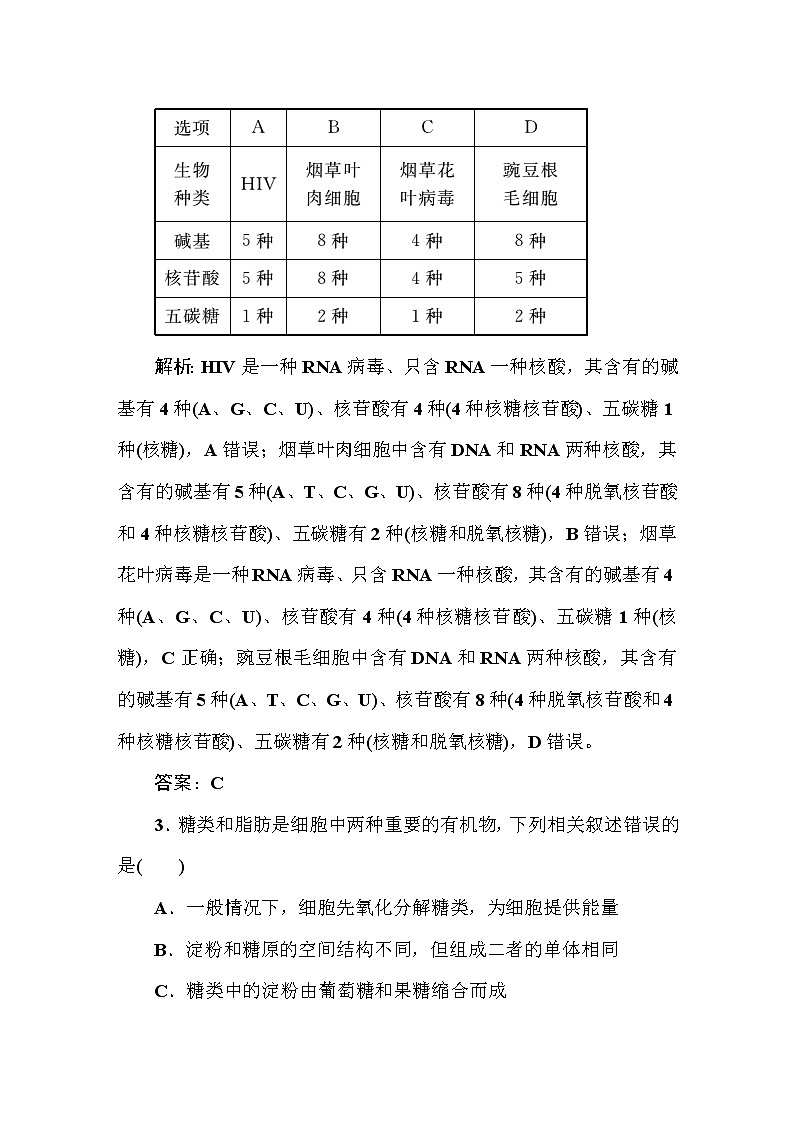 高中生物高考课时作业5第2页