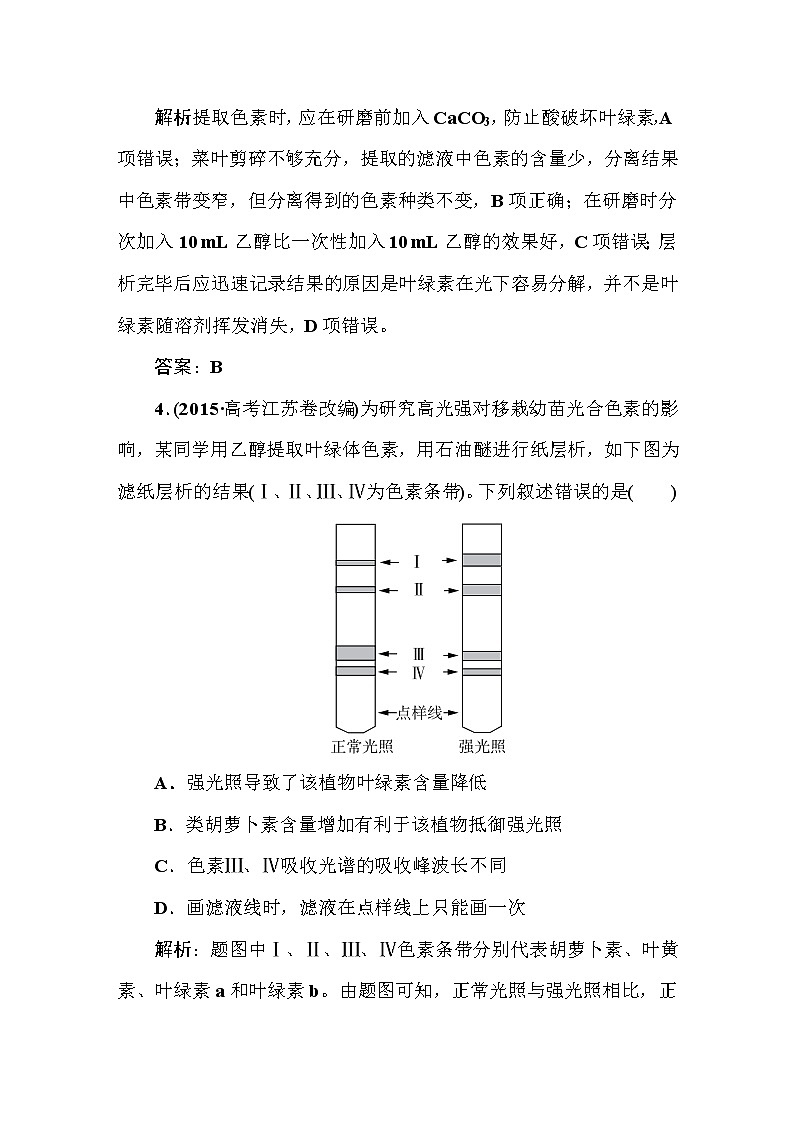 高中生物高考课时作业12第3页