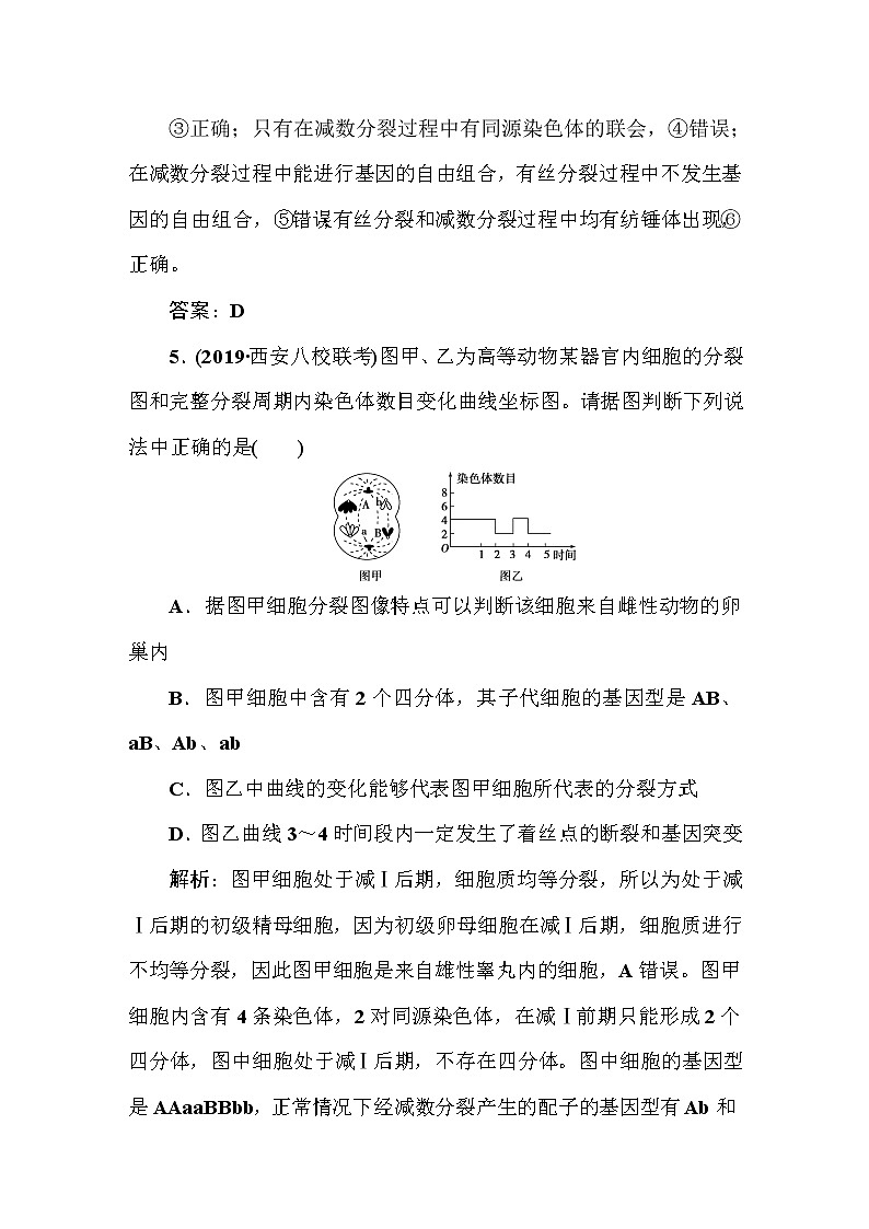 高中生物高考课时作业17第3页