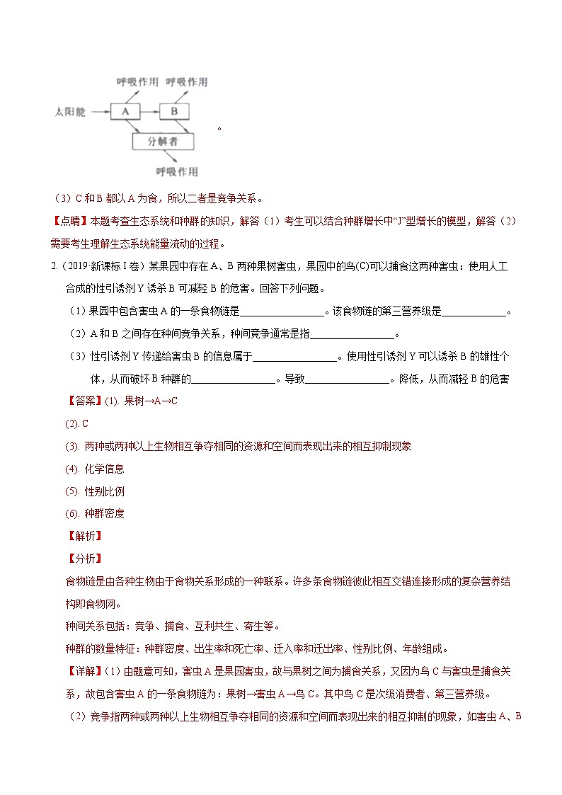 高中生物高考押新课标全国卷第31题-备战2021年高考生物临考题号押题（新课标卷）（原卷版）第3页