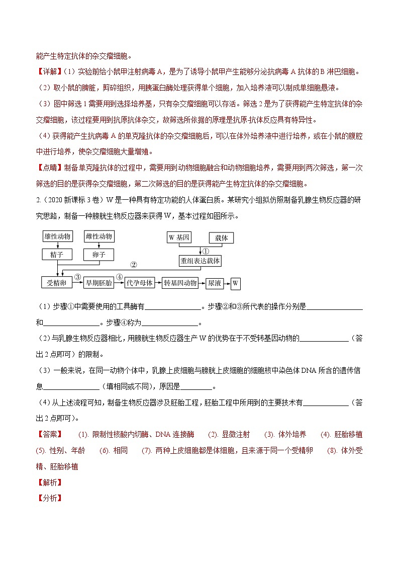 高中生物高考押新课标全国卷第38题-备战2021年高考生物临考题号押题（新课标卷）（原卷版）第2页