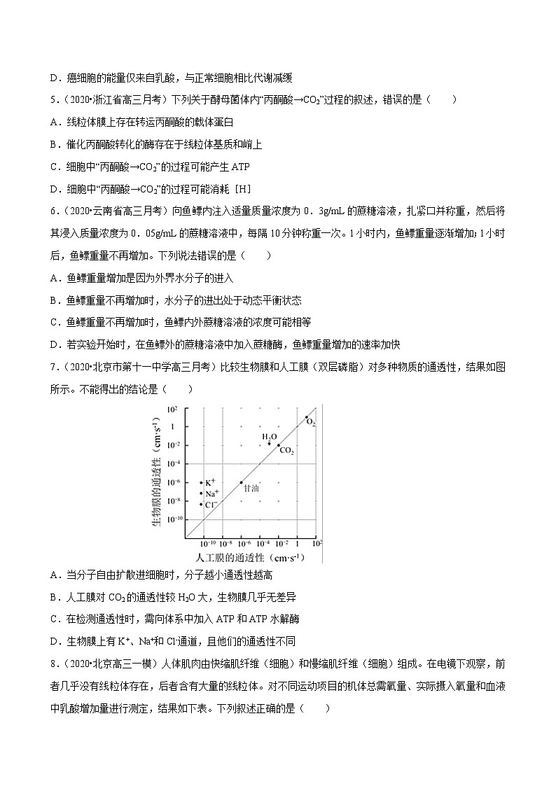 高中生物高考专题02 细胞代谢（原卷版）第2页