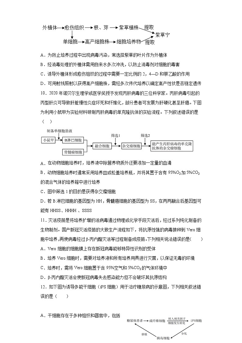 2023山东省学情高二下学期3月联考试题生物（B）含答案第3页