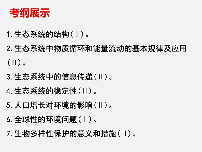 高中生物高考专题18 生物与环境-2020年高考备考生物二轮复习课件02