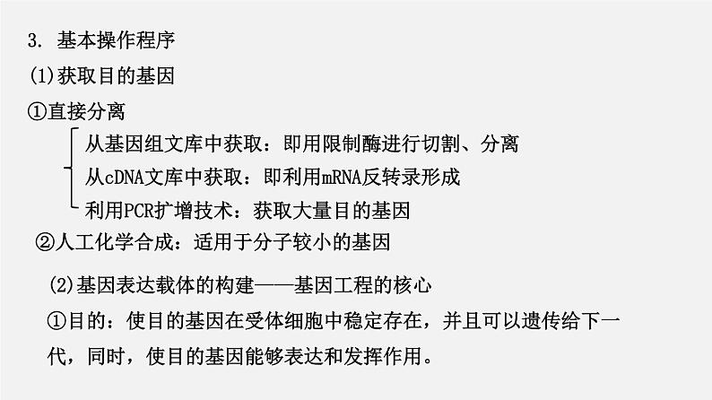 高中生物高考专题22 基因工程-2020年高考备考生物二轮复习课课件PPT第7页