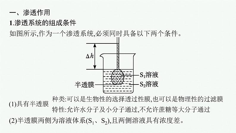 第4章　细胞的物质输入和输出 章末整合课件PPT第6页