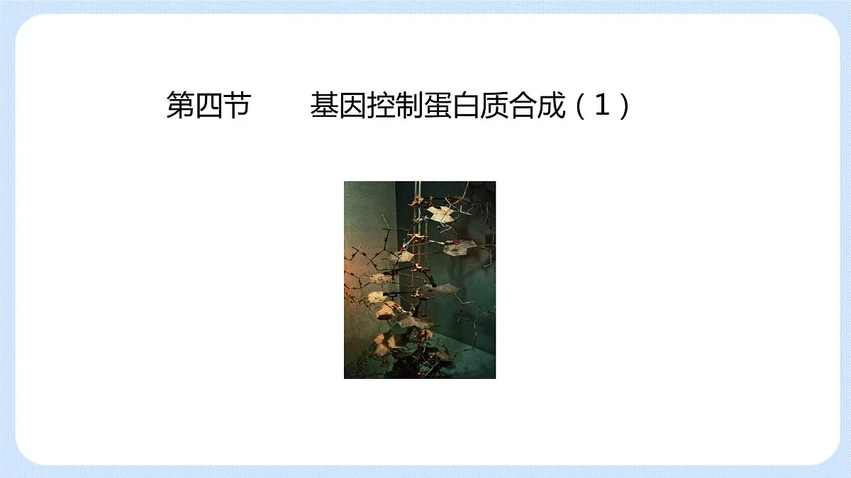 第三章 第四节 基因控制蛋白质合成（第1课时）（课件）-高一生物课件（浙科版2019必修2）第3页