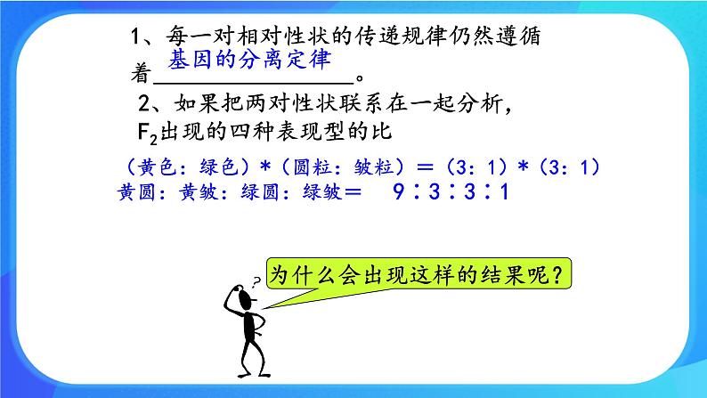 (课件)孟德尔从两对相对性状的杂交实验中总结出自由组合定律第6页