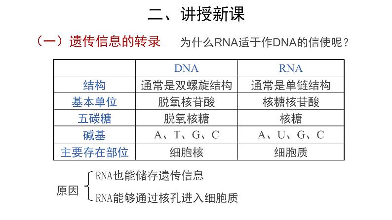 高中生物第二册 (教学课件)第1节 基因指导蛋白质的合成 第1课时 示范课件29第7页