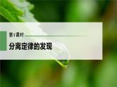 新人教新高考生物一轮复习课件  第5单元 第1课时　分离定律的发现