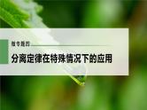 新人教新高考生物一轮复习课件  第5单元 微专题四　分离定律在特殊情况下的应用