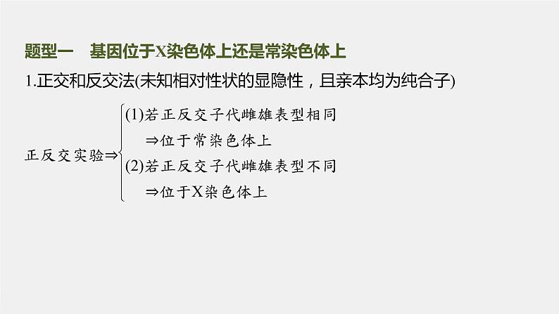 新人教新高考生物一轮复习课件  第5单元 微专题五　基因在染色体上的位置判断第4页