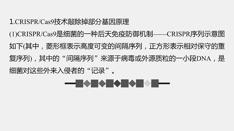 新人教新高考生物一轮复习课件  第10单元 解惑练5　CRISPRCas9技术第4页