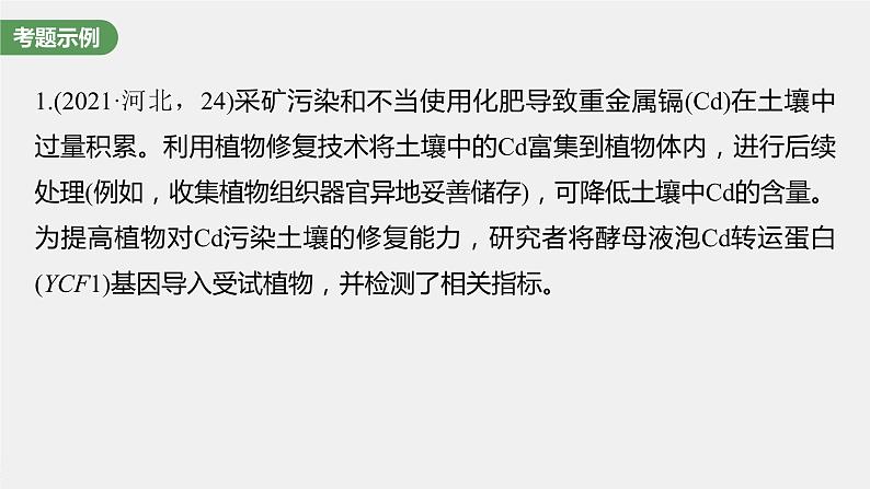 新人教新高考生物一轮复习课件  第10单元 长句表达(六)　生物技术与工程的概念、原理分析与应用第4页