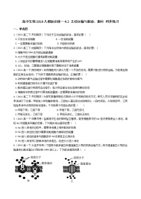 必修1《分子与细胞》第4章 细胞的物质输入和输出第2节 主动运输与胞吞、胞吐巩固练习