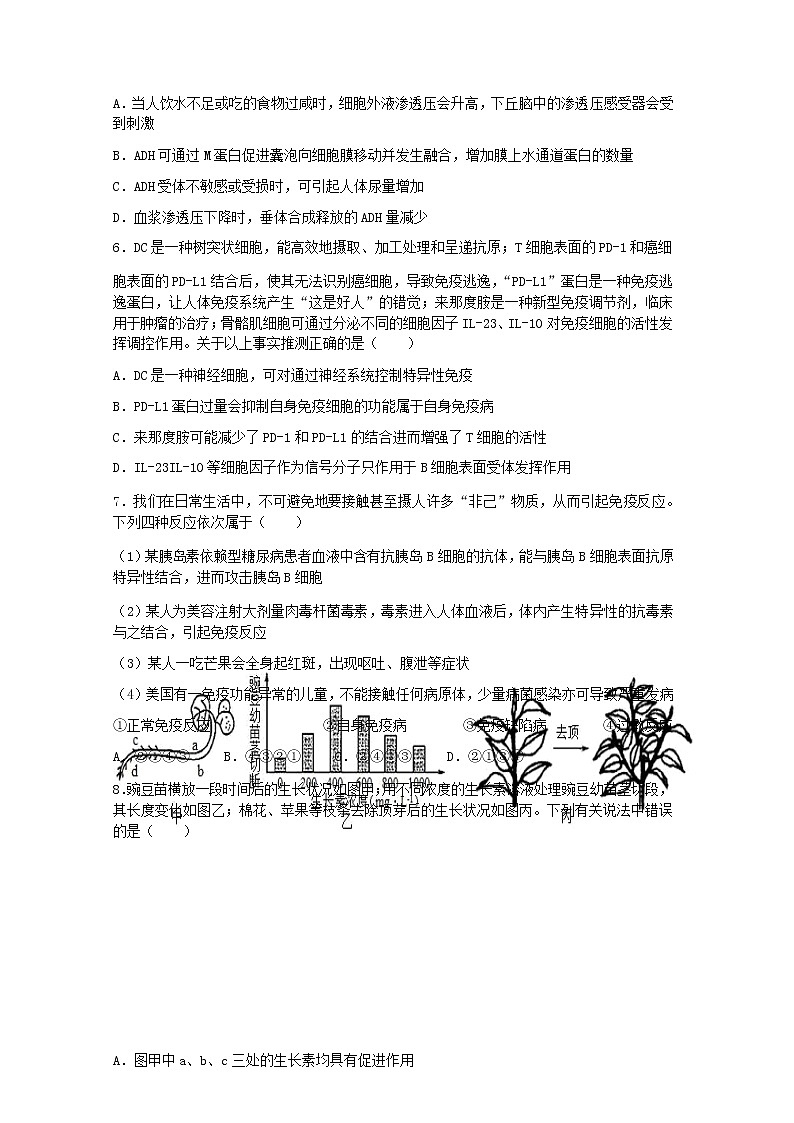 2022-2023学年辽宁省葫芦岛市兴城市高级中学等四校高二上学期12月月考生物试题含答案第3页