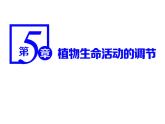 第5章  植物生命活动的调节 第1节  植物生长素课件PPT