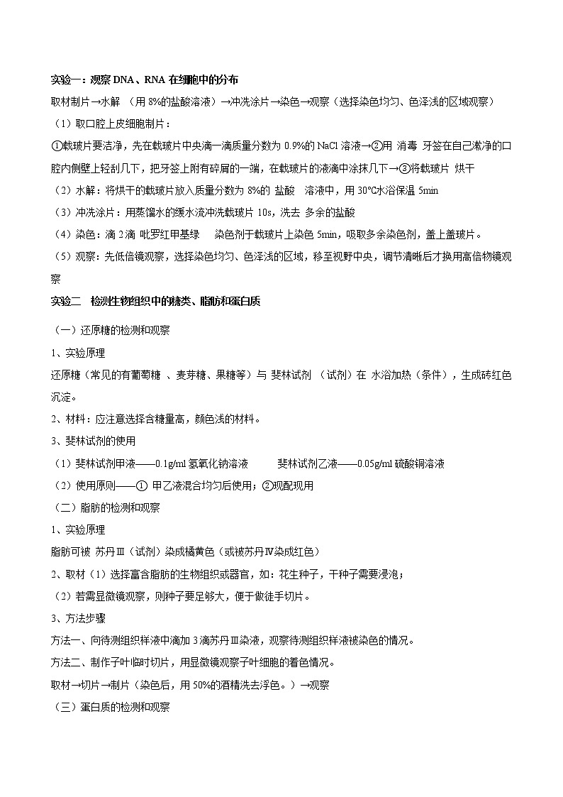 知识清单30实验专题第3页