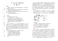 高中生物高考 2021届高三第二次模拟考试卷 生物（二） 教师版