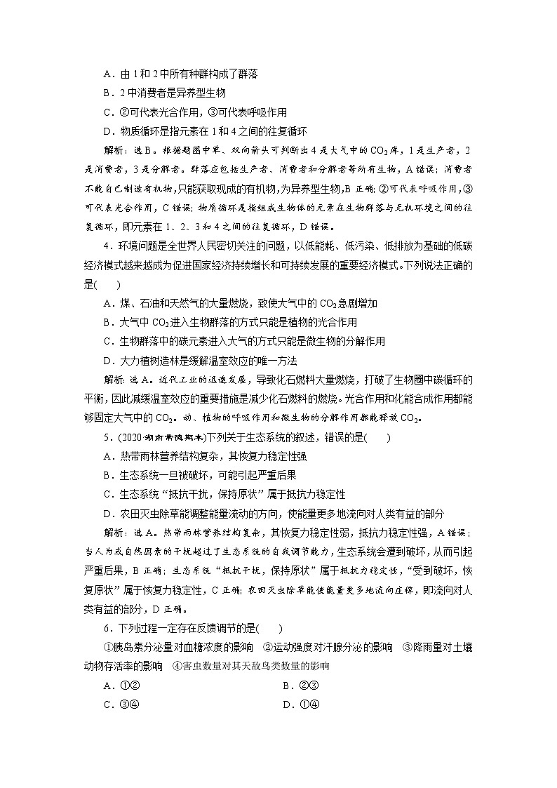 高中生物高考4 第31讲　高效作业知能提升第2页