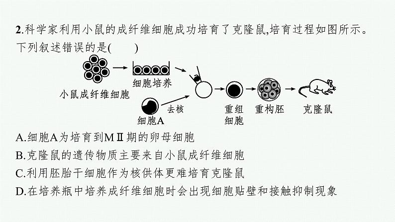 第2节　三　动物体细胞核移植技术和克隆动物课件PPT第8页