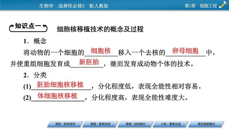 第2章 第2节 3动物体细胞核移植技术和克隆动物课件PPT05