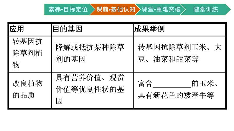 第3章　基因工程 第3节　基因工程的应用-第4节　蛋白质工程的原理和应用课件PPT06