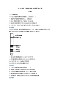 江苏省南通市海安市2022-2023学年高三上学期期初学业质量监测  生物试题  Word版含答案