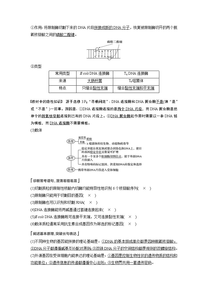 高中生物高考2022年高考生物一轮复习 第10单元 第33讲　基因工程第2页