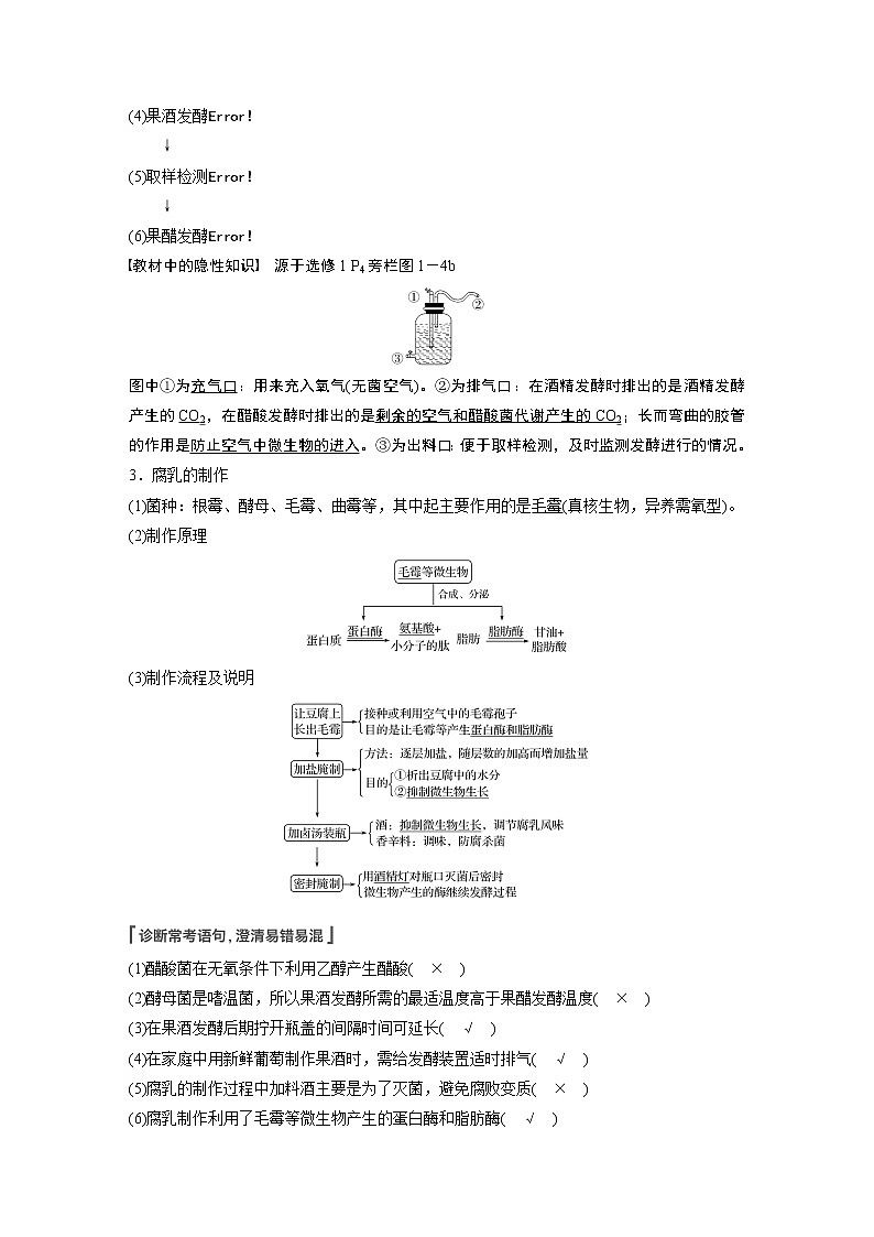 高中生物高考2022年高考生物一轮复习 第11单元 第38讲　发酵技术的应用及生物有效成分的提取第2页