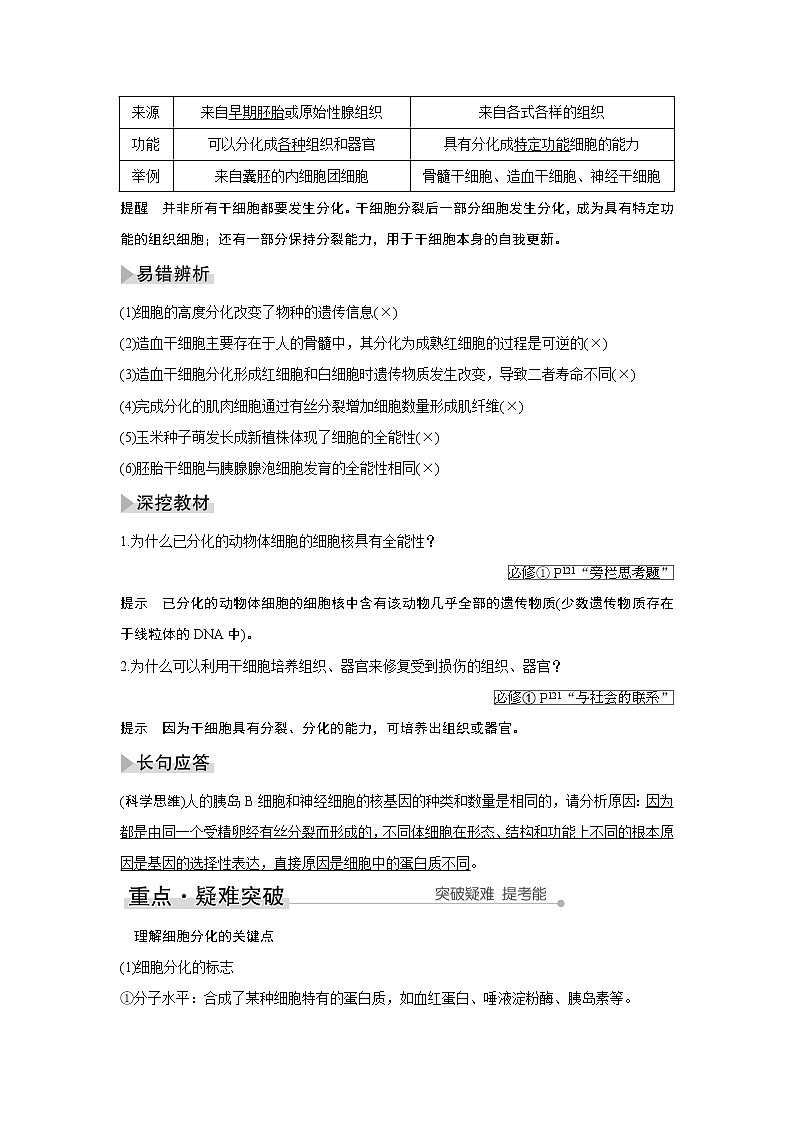 高中生物高考第12讲　细胞的分化、衰老和死亡03