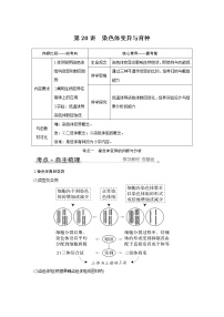 高中生物高考第20讲　染色体变异与育种