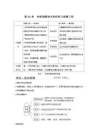 高中生物高考第32讲　传统发酵技术的应用与发酵工程