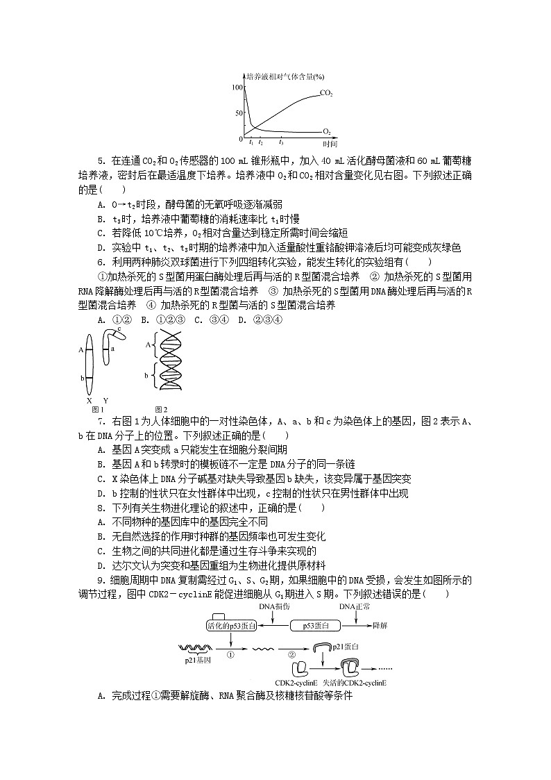 高中生物高考江苏省苏锡常镇四市2019届高三生物第三次模拟考试试题02